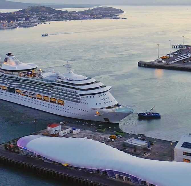 cruise ship shuttle auckland